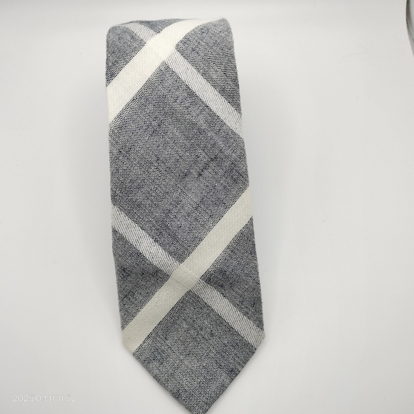 Men's ZENIO Tie Necktie MICROFIBER SLIM NARROW SKINNY MADMEN COTTON - Picture 9 of 11